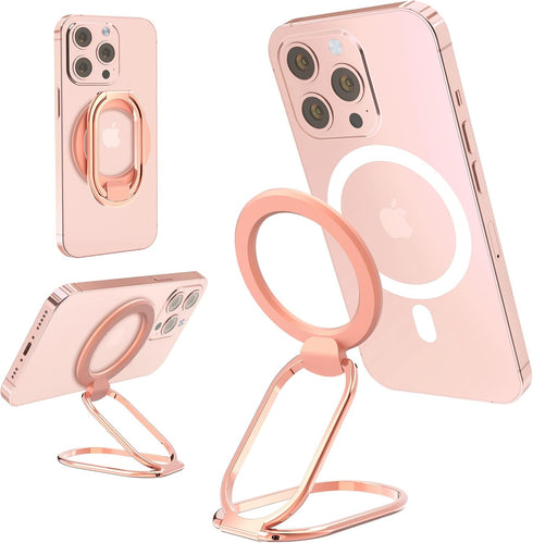 Mag Safe Phone Ring Holder, Compatible with MagSafe Phone Grip, Removable Magnetic Ring Holder Magsafe Accessories Adjustable Finger Phone Ring St...