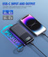 UYAYOHU Portable Charger, Power Bank, 15000mAh Battery Pack Fast Charging Lightweight, Built-in AC Wall Plug and 2 Output Cables with LED Display ...
