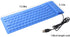Soft Silicone Keyboard, Foldable Keyboard, Silent, Portable Silicone Wired Keyboard, USB+PS2 Interface, Convertible, Waterproof and dustproof, for...