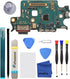 Charging Port Replacement Kit for Samsung Galaxy S22 5G SM-S901U SM-S901U1 USB Flex Dock Connector Charging Flex Replacement with Tools...