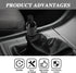 Shift Knob Adapter, Gear Shift Adapter, Aluminum Alloy M12x1.25 Automatic Shifter Adapter with Plastic Hose, Car Accessories Interior Compatible w...