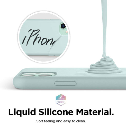 elago Compatible with iPhone 11 Case, Liquid Silicone Case, Full Body Protective Cover, Shockproof, Slim Phone Case, Anti-Scratch Soft Microfiber ...