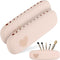 2 Pcs Travel Makeup Brush Holder, Silicone Makeup Brush Holder Travel Cosmetic Bag Soft Portable Cosmetic Face Brushes Holder Makeup Brush Bag Tra...