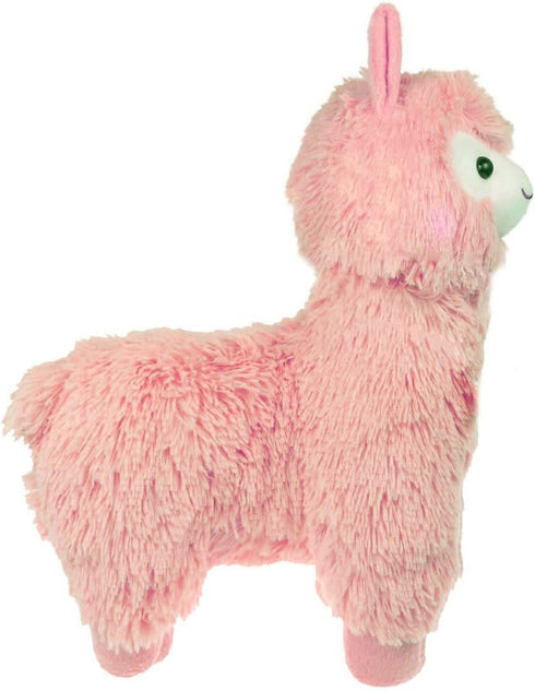 Cuddly Soft Pink Alpaca Llama Lamb Toy -7" Stuffed Animal Cushion Plush Doll Valentine Gift New Baby Gift Graduate Gift Lovers Anniversary Fiesta ...