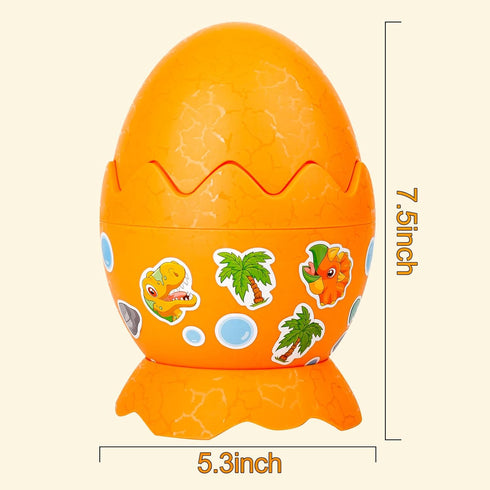 Bubble Machine, Automatic Dinosaur Egg Bubble Maker for Kids Toddlers Outdoor Indoor Play,Bubble Blower with Solution, Toy Gift for Little Boys Gi...