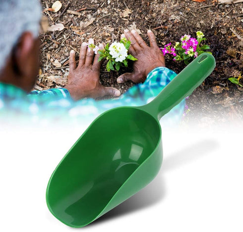 Plastic Soil Scoops, Gardening Shovels Soil Scoop Plastic Hand Scoop for Garden Plant Tool...