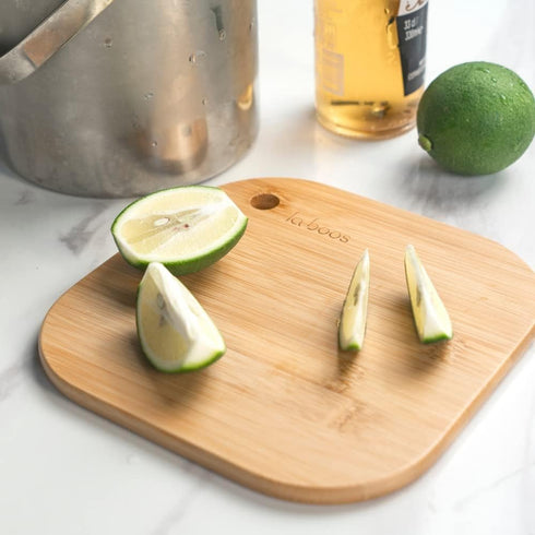 Home Mini Cutting Board Small Fruit Cutting Board Solid Bamboo Wood Board for Baby Infant dormitory?Set of 2...