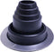#2 Black EPDM Flexible Roof Jack Pipe Boot Metal Roofing Pipe Flashing (Pipe OD 1-3/4" to 3-1/4") - 100% Made In The USA...
