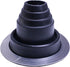 #2 Black EPDM Flexible Roof Jack Pipe Boot Metal Roofing Pipe Flashing (Pipe OD 1-3/4" to 3-1/4") - 100% Made In The USA...