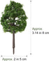 BESPORTBLE Artificial Trees Modle: 20pcs Architectural Micro 9CM Imitation Landscape Tree Model Scenery...