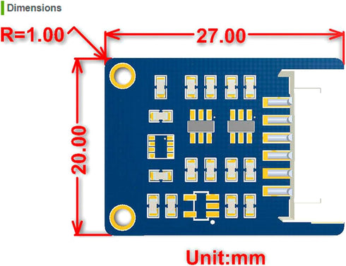 Waveshare BME280 Environmental Sensor Temperature Humidity Barometric Pressure Atmospheric Pressure Support I2C and SPI Interface Compatible with ...