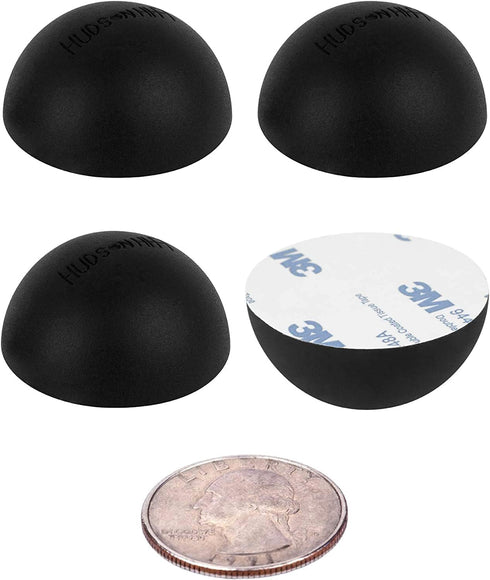 1.25" Platinum Silicone Speaker Isolation Pads - 4-Pack Non-Skid Speaker Pads with Adhesive, Speaker Isolation Feet for Record Player Isolation - ...