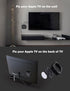 Wall Mount for Apple TV Anti-Theft Holder Fit for Ceiling Mount Compatible with Apple TV 2nd / 3rd / 4th / 5th Generation and Apple TV 4K/ HD(Incl...