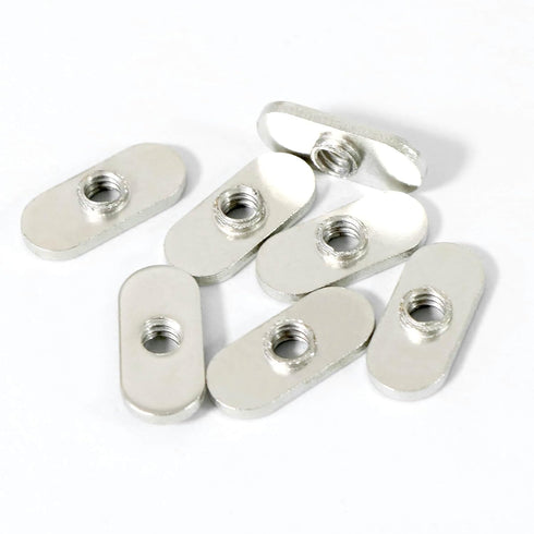 20 Packs 1/4"-20 Centered Hole Sliding T-Nuts for 10 Series T Track Extrusions, T Slot Accessories for Aluminum Extrusion Profile Rail...