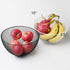 Wire Fruit Basket Fruit Bowl Kitchen Fruit Basket Stand Fruit Bowls for the Counters Metal Fruit Bowl (Black, Round)...
