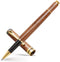 Ayiaren Luxury Walnut Wood Ballpoint Pen Writing Set with 2 Black Ink Refills Fancy Business Office Pens Gift Cool Nice Wooden Gel Pen for Men Wom...
