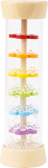 Wooden Rainbow Rainmaker Toy by Small Foot – Rhythm Instrument and Rattle for Babies Helps Hand-Eye Coordination and Developing Sensory Skills – C...