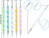 150 Pieces Black White Carbon Transfer Paper Set Tracing Paper Carbon Graphite Copy Paper with 5 PCS Embossing Stylus Dotting Tools for Wood, Pape...
