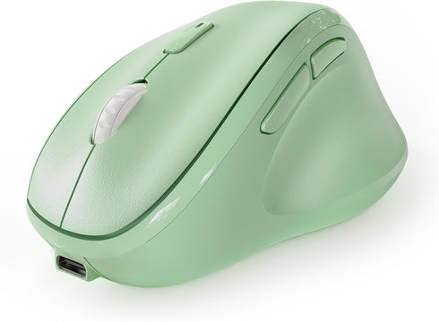 Micropack Vertical Mouse Multi-Device, 3-Mode Bluetooth 5.0 & 3.0 Mouse 2.4G Wireless Mouse with Adjustable DPI & Silent Click for Laptop, MacBook...