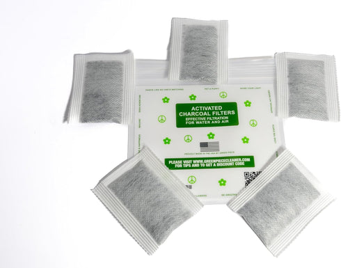 Green Piece® Diaper Pail Deodorizer - Compatible with the Diaper Genie - Activated Charcoal Made by Green piece (Pack of 4 plus + free one)...