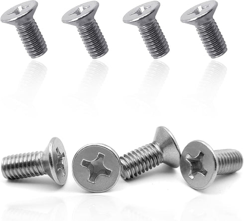 4pcs Screw Rotor Brake Disc Retaining 93600-06014-0H- Compatible With Honda, Acura, Volkswagen, Audi,Hyundai and Kia Models, Stainless Steel Retai...