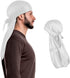 Silk Durag Long Tail Durag Breathable Pirate Headwraps Cap for 360 Waves Soft Bandana Turban Hat Hair Loss Chemo Cap...