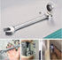 KATUR 17mm Ratcheting Wrench Set Flexible Pivoting Head Ratchet Combination Spanner Wrench Chrome Vanadium Steel Metric Tool (17mm)...