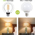 G25(G80) 6W LED Globe Light Bulbs, Warm White 2700K, 6W Equivalent to 60W, 600LM E26 Base Dimmable with 80+ CRI, Vintage Edison LED Filament Clear...