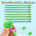 Funny Triangle Pencils #2 Green Pre Sharpened Pencils HB Number 2 Pencils with Erasers Triangular Pencils Party Favor Pencils for Kids Birthday Cu...