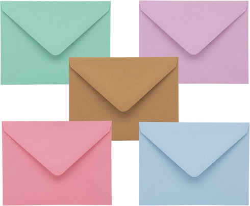 Pukka Pad, Carpe Diem Gummed Envelopes for Greeting Cards and Invitations - Pack of 25 Pastel Envelopes - A7, 5.25 x 7.25 in...