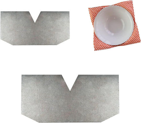 PIAOLGYI 2 PCS Bowl Cozy Template 8.6x4.3 inches,11x 5.5 Inches Bowl Wrap Sewing Pattern Template Quilting Template DIY Craft Stencil Cut On Fold ...