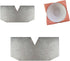 PIAOLGYI 2 PCS Bowl Cozy Template 8.6x4.3 inches,11x 5.5 Inches Bowl Wrap Sewing Pattern Template Quilting Template DIY Craft Stencil Cut On Fold ...