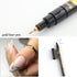 Chrome Metallic Marker Pen for Nail Art, 2PCS Gold Silver Liner Polish Pen, Drawing Dotting Nail Art Graffiti Pen, Mirror Effect Painting Gel, Mar...
