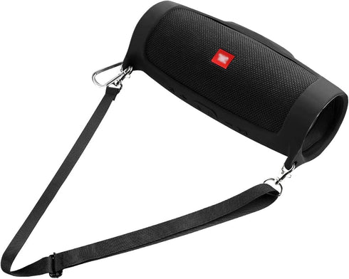 Silicone Case Cover for JBL Charge 4 Portable Waterproof Wireless Bluetooth Speaker, Travel Gel Soft Skin,Waterproof Rubber Carrying Pouch with St...