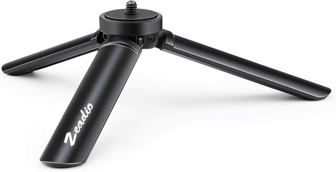 Zeadio Metal Mini Tripod, Max Load 20kg/44lb, Desktop Tabletop Stand Tripod, Fits for Smooth 4, Crane Plus, Crane 2, Osmo Mobile, Ronin-S, Vimble ...