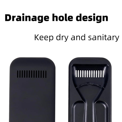 Razor Travel Case Portable, Manual Razor Case for Gillette, Silver- black Waterproof Shaver Storage Box(1PC?......