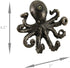 Zeckos Antique Bronze Finish Steampunk Octopus Wall Hook...