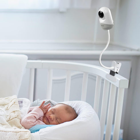 HOLACA Flexible Clip Mount for Hellobaby HB6550/HB65/HB66/HB248, Blemil Baby BL9052-2,JUAN2215 and VTimes302 Baby Monitor Camera Stand Bracket for...