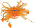 Song Qing Women's Fascinator Feather Flower Hair Clip Pin Brooch Corsage Bridal Hairband Derby Hat Cocktail Party Wedding...