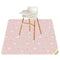 Splat Mat for Under High Chair/Arts/Crafts by CLCROBD, 51" Baby Anti-slip Food Splash and Spill Mat for Eating Mess, Waterproof Floor Protector an...
