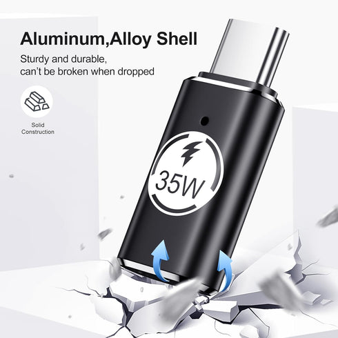 Lightning to USB C Adapter 2 Pack for iPhone 15 Charger,iPhone 15 14 13 12 Pro Max Plus,iPad 9 10 Air 5 Mini 6,Car,Samsung S24 S23 Ultra,Serial Ad...