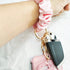 Wrist Strap Key Chain Elastic Scrunchie Bracelet Multifunctional Key Ring for Women...