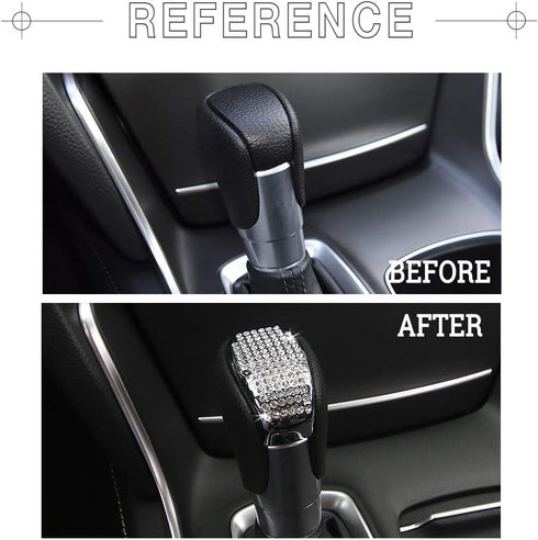 1797 Gear Shift Lever Cap Compatible with Honda Bling Accessories Accord 2018-2022 10th 1.5T EX EX-L LX V6 FWD Decals Stickers Covers Interior Dec...