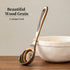 Gudamaye Pakkawood Deep Soup Ladles,Pakkawood Ladle,10.6 inch Big Soup Ladle for Cooking,Deep Ladle Spoons,Wood Kitchen Utensils Set, Wooden Spoon...