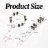 2PCS Car Rosary Rear View Mirror Hanging Accessories, Rosary & Cross Ornament Pendant for Woman Men, Automotive Interior Decoration, Good Luck Gif...