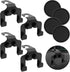 8Pcs 2 in 1 Car Rear Seat Hook and Coaster Combination,Car Coasters,Hook Bracket Stronger Load Bearing Capacity Hexagon Embossed Design Coaster No...