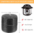 Air Fryer Cover Also for 6 Quart Instant Pot and Electric Pressure Cooker with Pocket, Dust-Proof Cover for Electric Appliance (Black)...