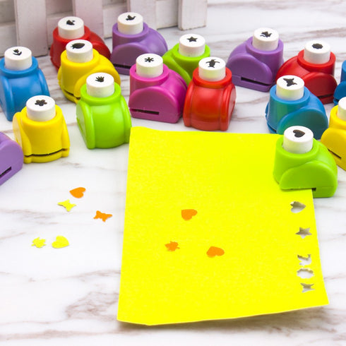 LGEGE 10 Pcs Paper Punch Handmade Hole Puncher Paper Craft Card Scrapbooking many Shapes Great Childeren's Gifts...