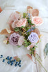 Floroom Artificial Flowers 50pcs Real Looking Blush Foam Fake Roses with Stems for DIY Wedding Bouquets Pink Bridal Shower Centerpieces Floral Arr...