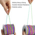Elastic String for Bracelets, 1mm x 330 Feet Sturdy Rainbow Elastic Cord for Jewelry Making, Necklaces, Beading and Crafts...